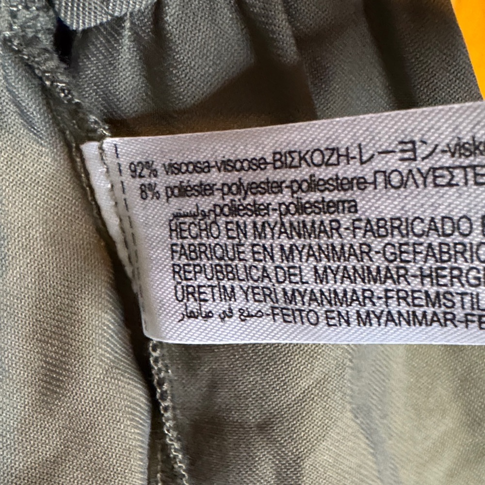 Zara Olive Green Casual Peplum Jacket - Picture 3 of 9